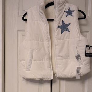 Madden Girl Reversible White Vest